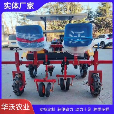 悬挂两行移栽机出售 蔬菜栽植机 简单易学 可按需调节图3