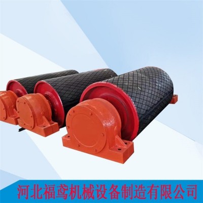 厂家直销 滚筒 工业包胶滚筒 皮带机滚筒 加工定制图2