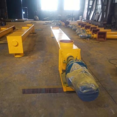 螺旋输送机 U型管式蛟龙上料机 粉尘输送设备 开新机械