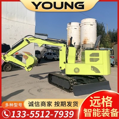 无人驾驶遥控小挖机隧道山区地下矿井挖土装卸多功能15电动履带钩图2