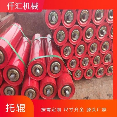 仟汇 矿用输送机配件尼龙缓冲托辊 设计合理 运转平稳图2