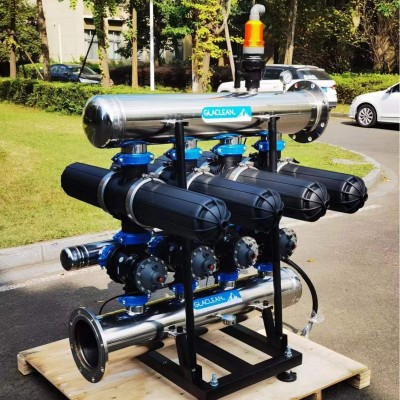 G系列工业水处理不锈钢盘式过滤器 海水淡化叠片全自动反冲洗图3
