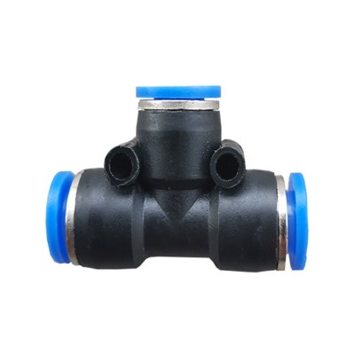 自动浇花器8mm12mm万向喷头PE管快插三通弯头直通堵头开关球阀图4