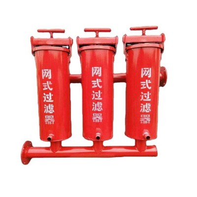 农业节水灌溉钢制砂石过滤器立式河水网式过滤器灌溉过滤设备图3