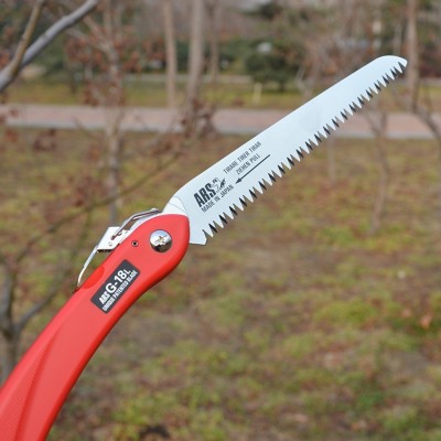 日本ARS爱丽斯G-18L折叠手锯 高碳工具钢果树园艺园林专业修枝锯图4