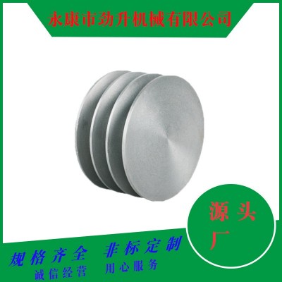 厂家现货灰铁皮带盘 3A平三角皮带轮 减速机锥孔电机轮 非标可订图4