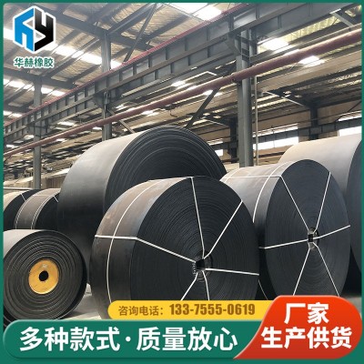 尼龙橡胶传送带 青岛橡六帆布带 聚酯帆布输送带 EP橡胶输送带图2