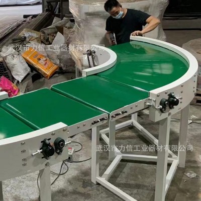 转弯机器90度180度转弯皮带机流水线物流快递行业转弯皮带输送机图4