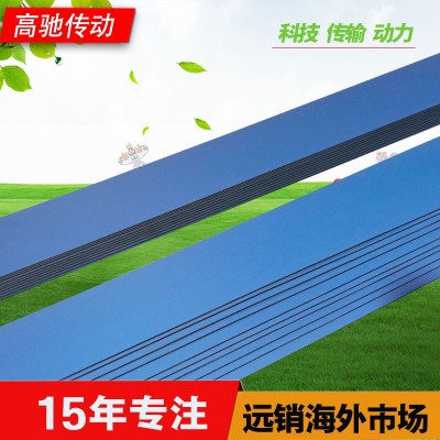 厂家直销天车吊带电镀行车皮带尼龙加厚抗拉聚氨酯传动片基带传送图2