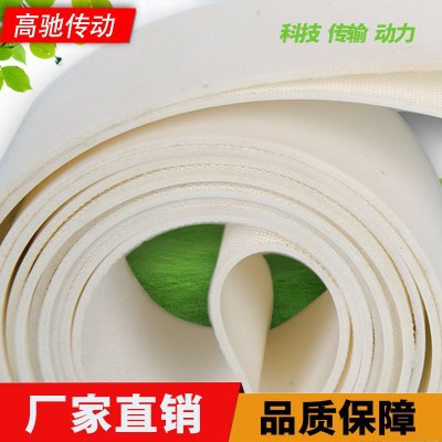 厂家直销白色硅胶耐高温环形输送带防滑耐磨食品级传送带工业皮带图4
