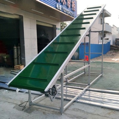 折叠自动皮带输送机挡板爬坡皮输送线带小型送料机提升机图3