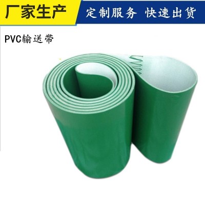 厂家直销PVC输送带 输送带皮带耐磨橡胶输送机防滑尼龙帆布绿色带图3