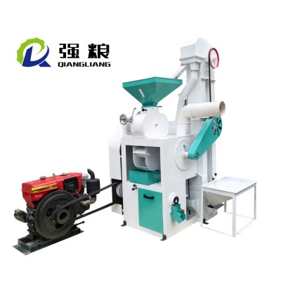 强粮6LN-15/8.5SR移动打米机砻碾组合米机柴油机驱动碾米机砻米机图2