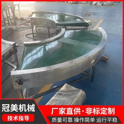 皮带输送机流水线 流快递皮 带 食品级注塑机爬坡传送带图2
