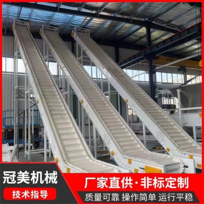 皮带输送机流水线 流快递皮 带 食品级注塑机爬坡传送带图3
