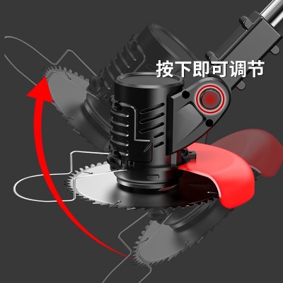 鹿班电动割草机锂电除草机多功能家用手持锂电打草机充电 锄草神器图3