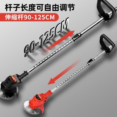 电动割草机锂电除草机多功能小型家用手持锂电打草机充电锄草神器图2