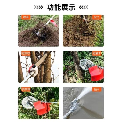 四冲汽油割草机背负式小型多功能锄草松土开沟农用微耕机开荒神器图2