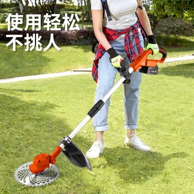 电动割草机锂电除草机多功能小型家用手持锂电打草机充电锄草神器图2