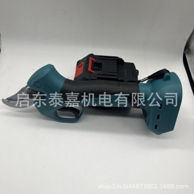 电动修枝剪刀充电式强力园林果树专用剪子锂电粗枝修剪神器图2