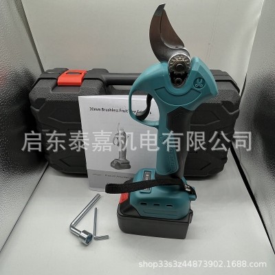 电动修枝剪刀充电式强力园林果树专用剪子锂电粗枝修剪神器图4