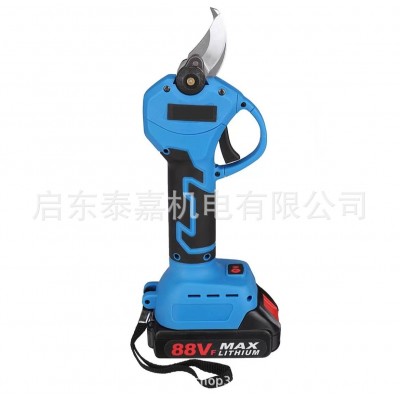 电动修枝剪刀充电式强力园林果树专用剪子锂电粗枝修剪神器图4