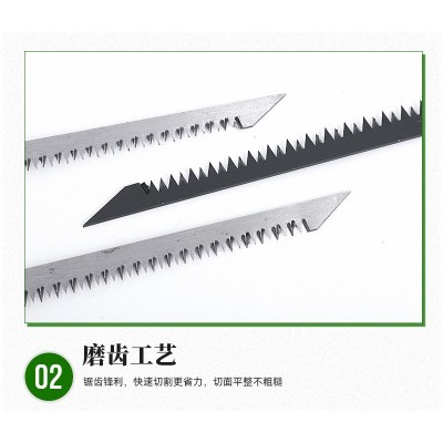 鸡尾锯迷你木工小锯子锯木头锯树枝伐木拉花家用锯竹子细齿手锯图4