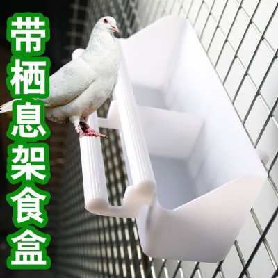 加长鸟食盒大容量鹦鹉喂 鸟用品 食器 鸟笼鸽子八哥鹩哥喂水盒图2