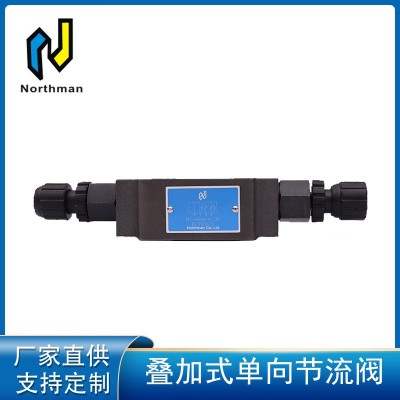 液压阀MT-02W-K-30台湾northman北部精机对夹单向节流阀 流量阀图5