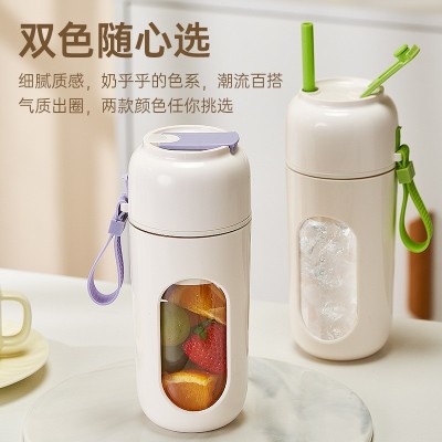 便携式榨汁机 高颜值强劲转速小型迷你果汁杯家用电动榨汁杯图2