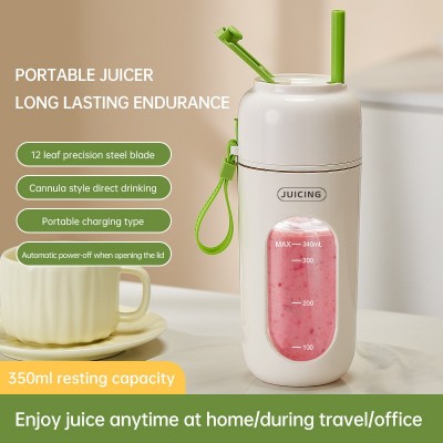 juicer跨境新款榨汁机 便携式无线充电果汁杯学生家用多功能果汁图4