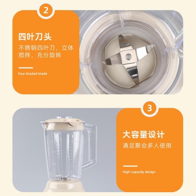 厂家跨境专供破壁机榨汁机充电榨汁杯水果蔬菜搅拌机多功能果蔬机图2
