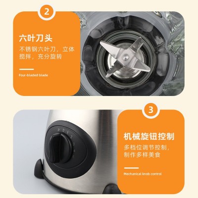 跨境货源家用破壁机辅食搅拌机多种功能榨汁机榨汁机商用冰沙机图2