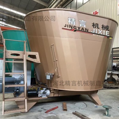 全混合日粮制备机21方立式固定式TMR牛羊饲草混料机牵引式搅拌车图4
