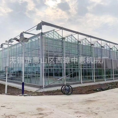 玻璃温室大棚骨架 蔬菜花卉大棚 农业玻璃骨架智能大棚 厂家供应图2