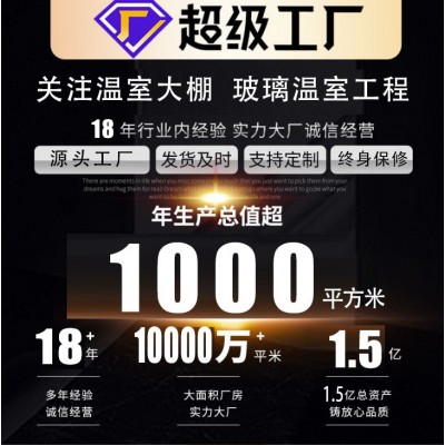 连栋温室薄膜大棚 农业种植蔬菜遮阳遮阴棚 连体温室大棚图4