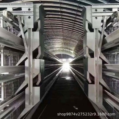 机械化养鸡设备 养鸡场设备清单 饲料自动喂料机供应饲喂设备图3