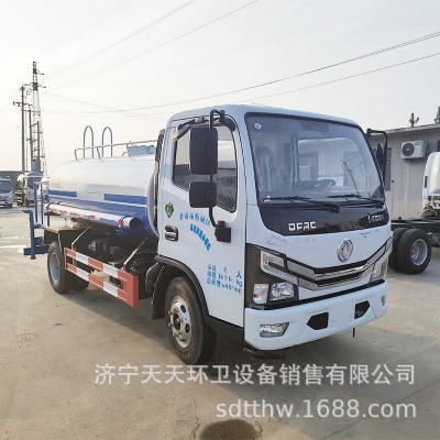 东风多利卡5立方蓝牌洒水车价格 小型洒水车园林绿化工地用洒水车图4