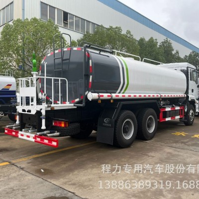 出口卢旺达20立方陕汽德龙洒水车 运水车 绿化喷洒车厂家直销图3