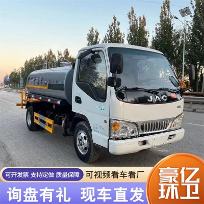 库存不上牌洒水车 5方洒水车园林浇灌车 工地厂区用小型二手洒水图2