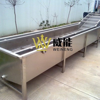 厂家直销大型工业商用菠萝橙子百香果番茄淋水（水浴）式清洗机图4
