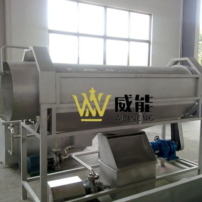 厂家直销大型工业商用菠萝橙子苹果百香果西番莲番茄滚筒式清洗机图3
