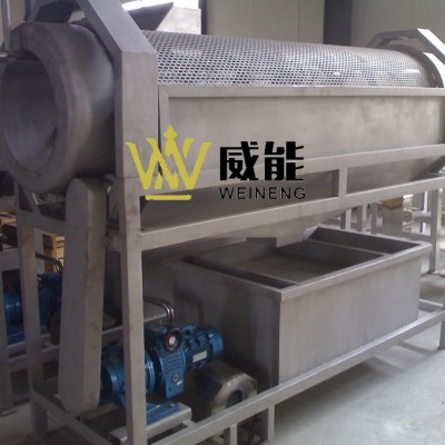 厂家直销大型工业商用菠萝橙子苹果百香果西番莲番茄滚筒式清洗机图2