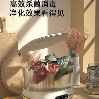 惠氏果蔬清洗机 家用智能除菌杀毒净化器批发代发自动洗菜消毒机图2