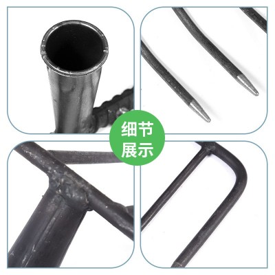 农用作业耙淬火赶海园林耙子 钉耙种花菜平地翻地枯叶耙子农具图2