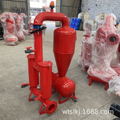 农业节水灌溉水处理离心网式过滤器 井水除泥沙用离心网式过滤器图2