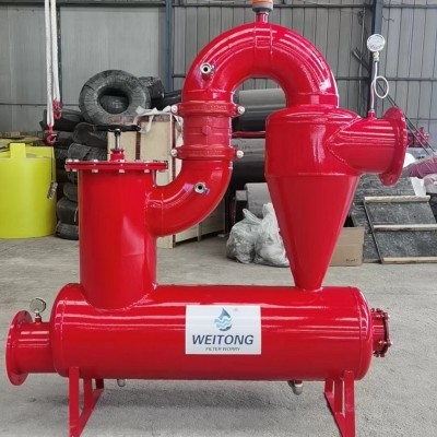 农业节水灌溉水处理离心网式过滤器 井水除泥沙用离心网式过滤器图4