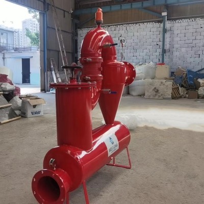 农业节水灌溉水处理离心网式过滤器 井水除泥沙用离心网式过滤器图3