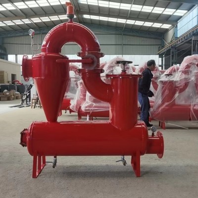农业节水灌溉水处理离心网式过滤器 井水除泥沙用离心网式过滤器图5