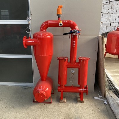 农用滴灌过滤设备农业砂石过滤器 立式钢制组合式网式离心过滤器图3